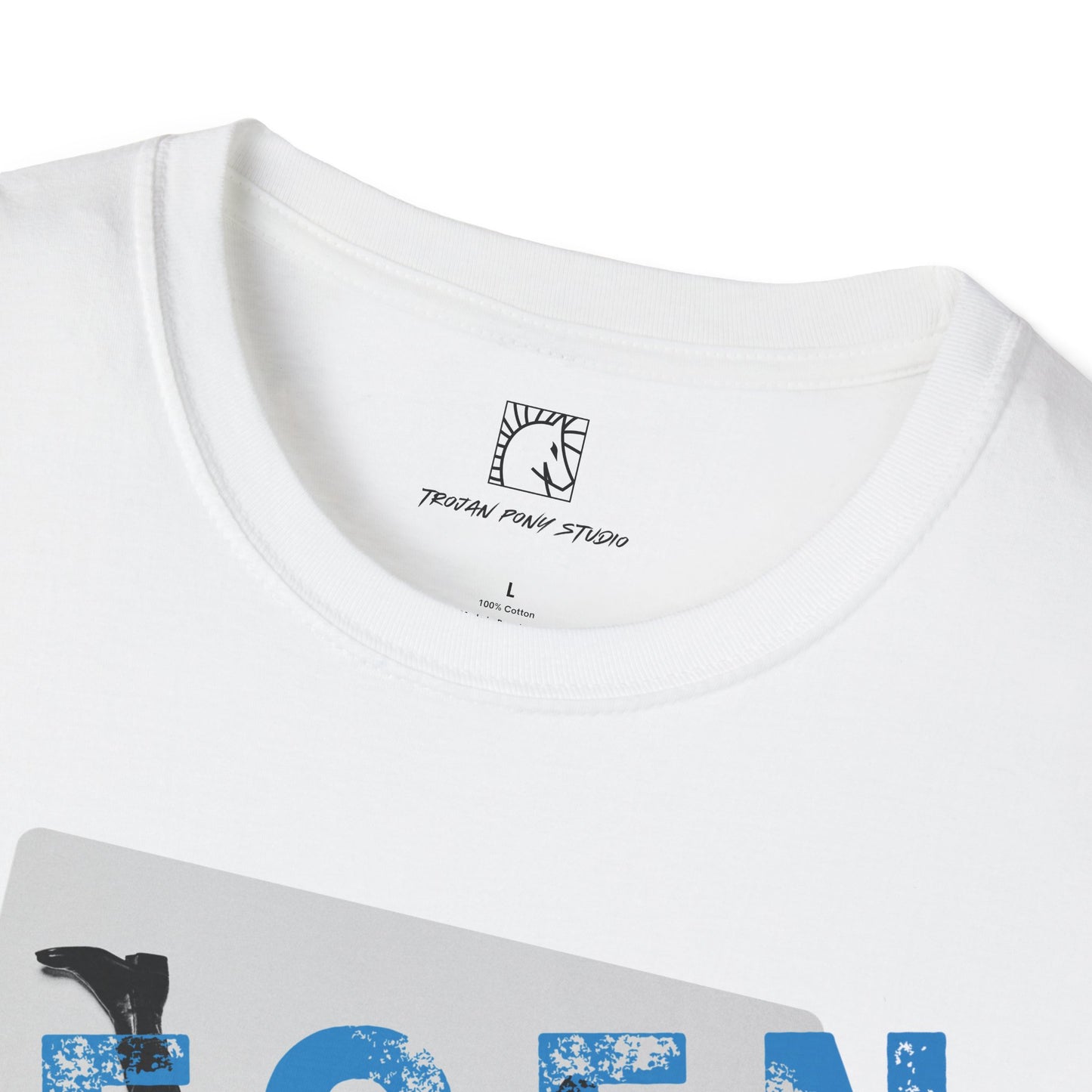 Degen Blue Block Stamp T Shirt