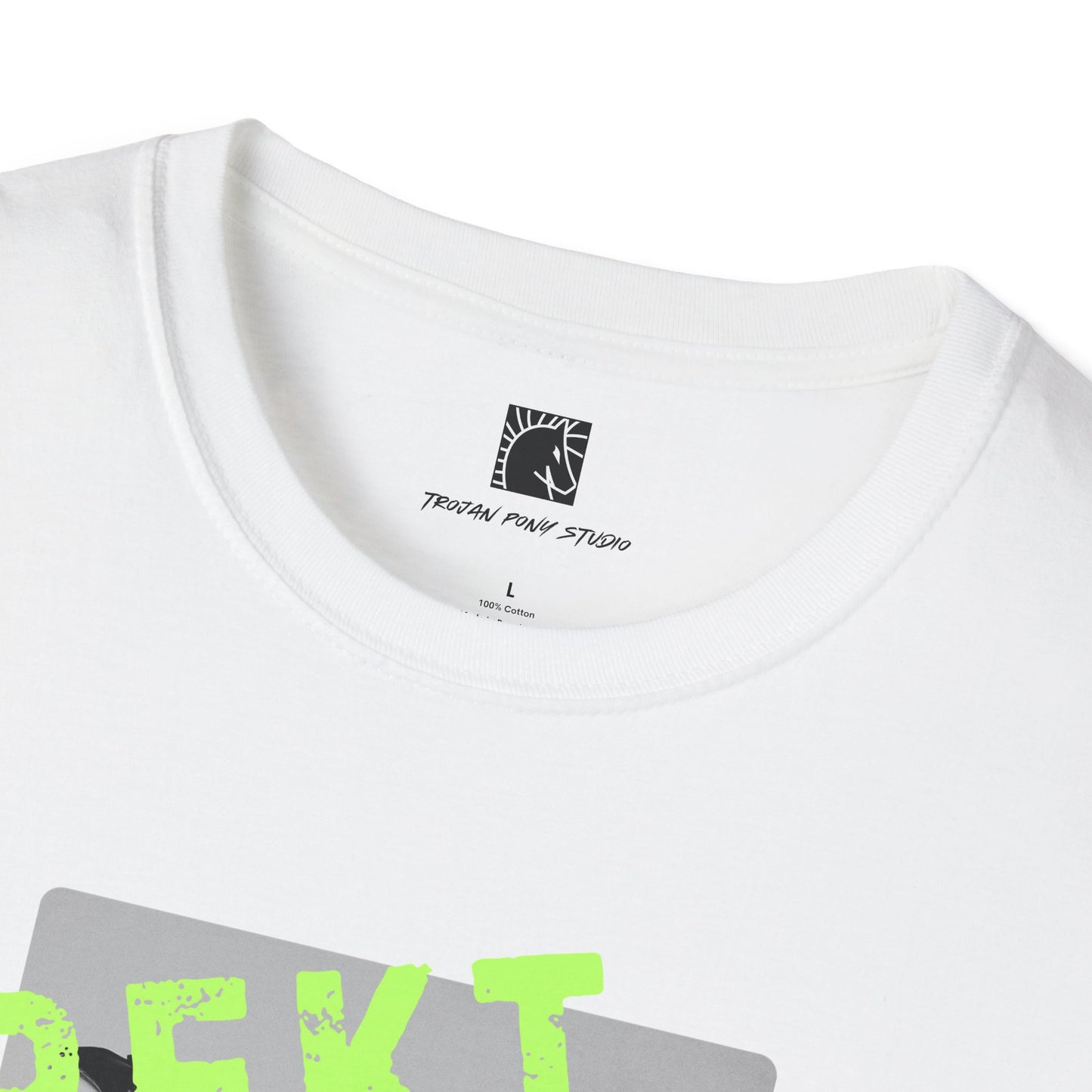 REKT Fluro Green Block Stamp T Shirt