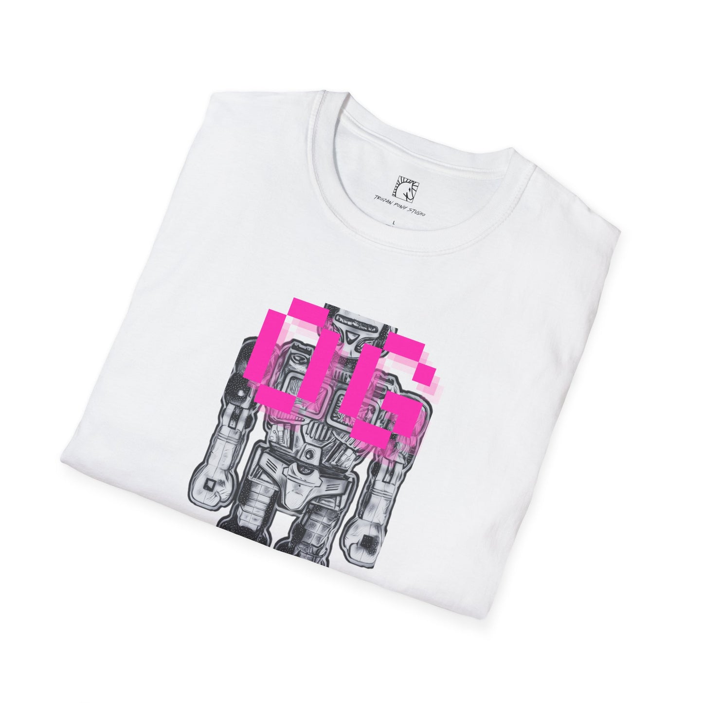 OG Robot Neon Pink Block T Shirt
