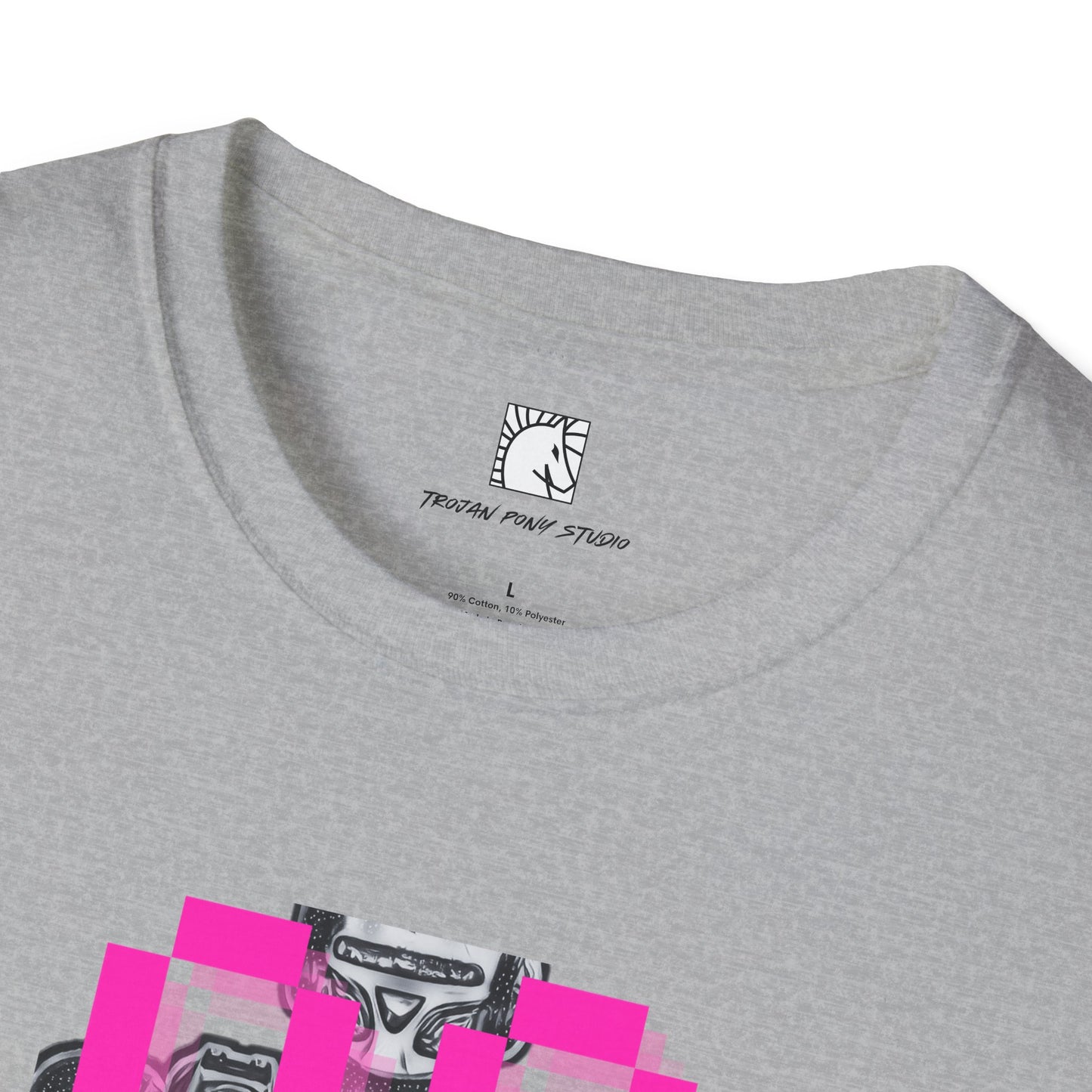OG Robot Neon Pink Block T Shirt