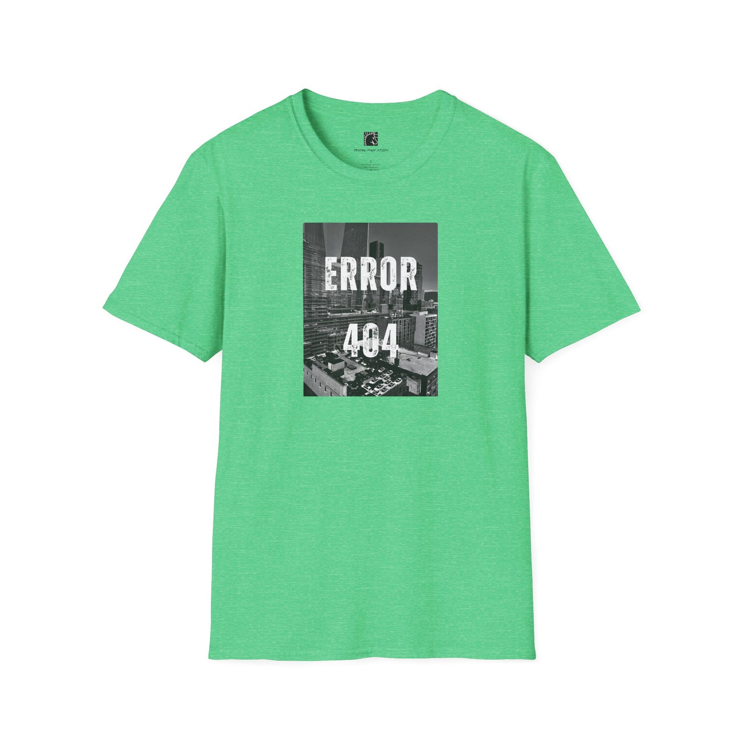Error 404 Black Text T Shirt