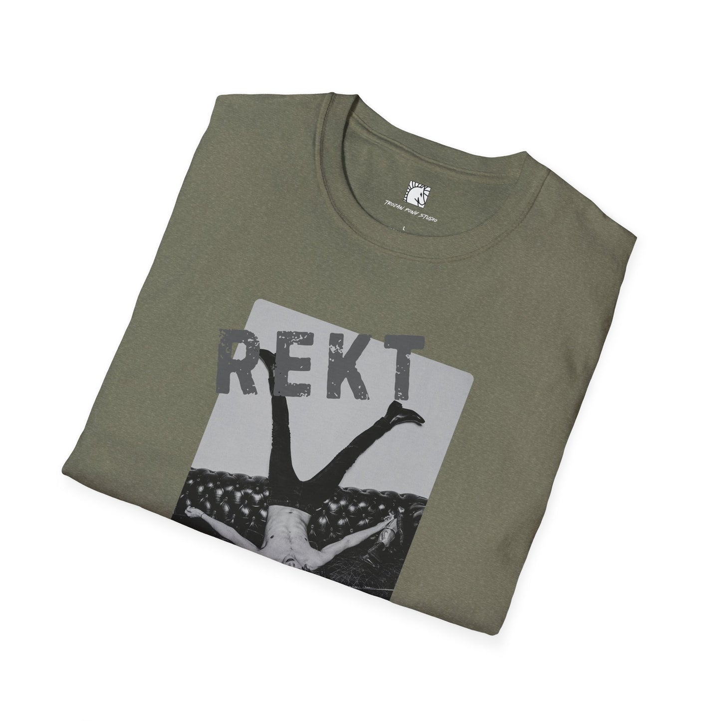 REKT Block Graphic T Shirt