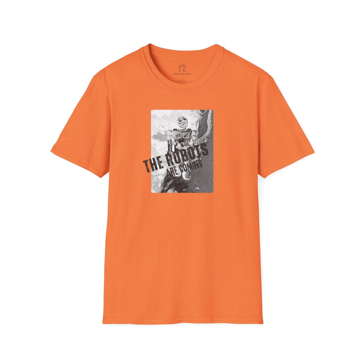 The Robots are Coming Block Stamp T Shirt