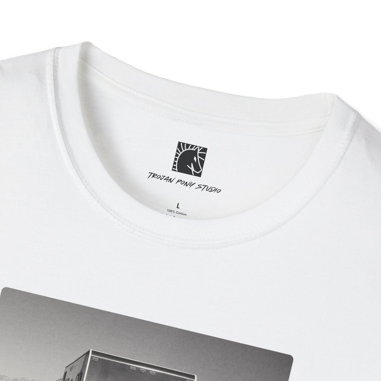 404 Not Found Orange Block Stamp T Shirt