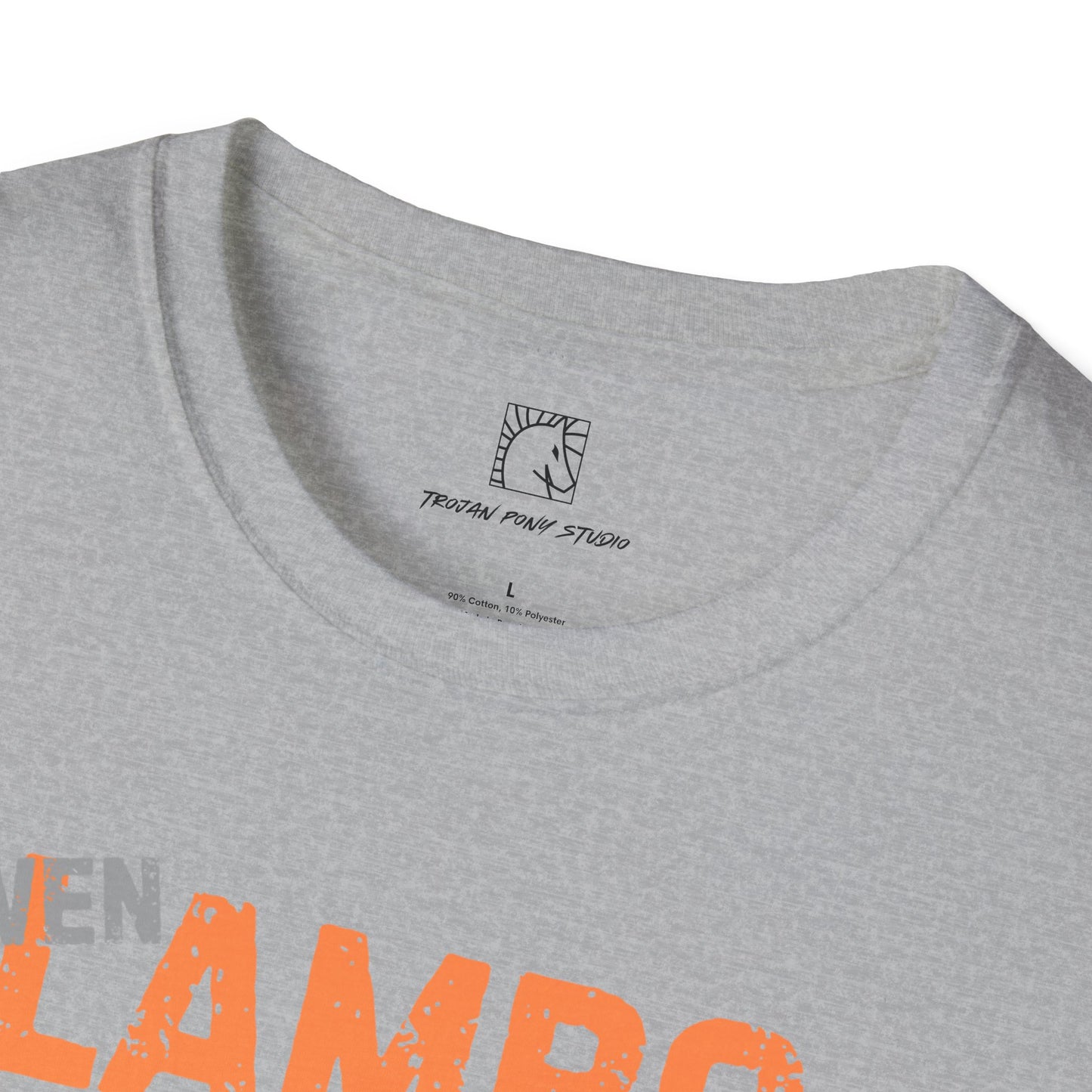 Wen Lambo Flame Design T Shirt