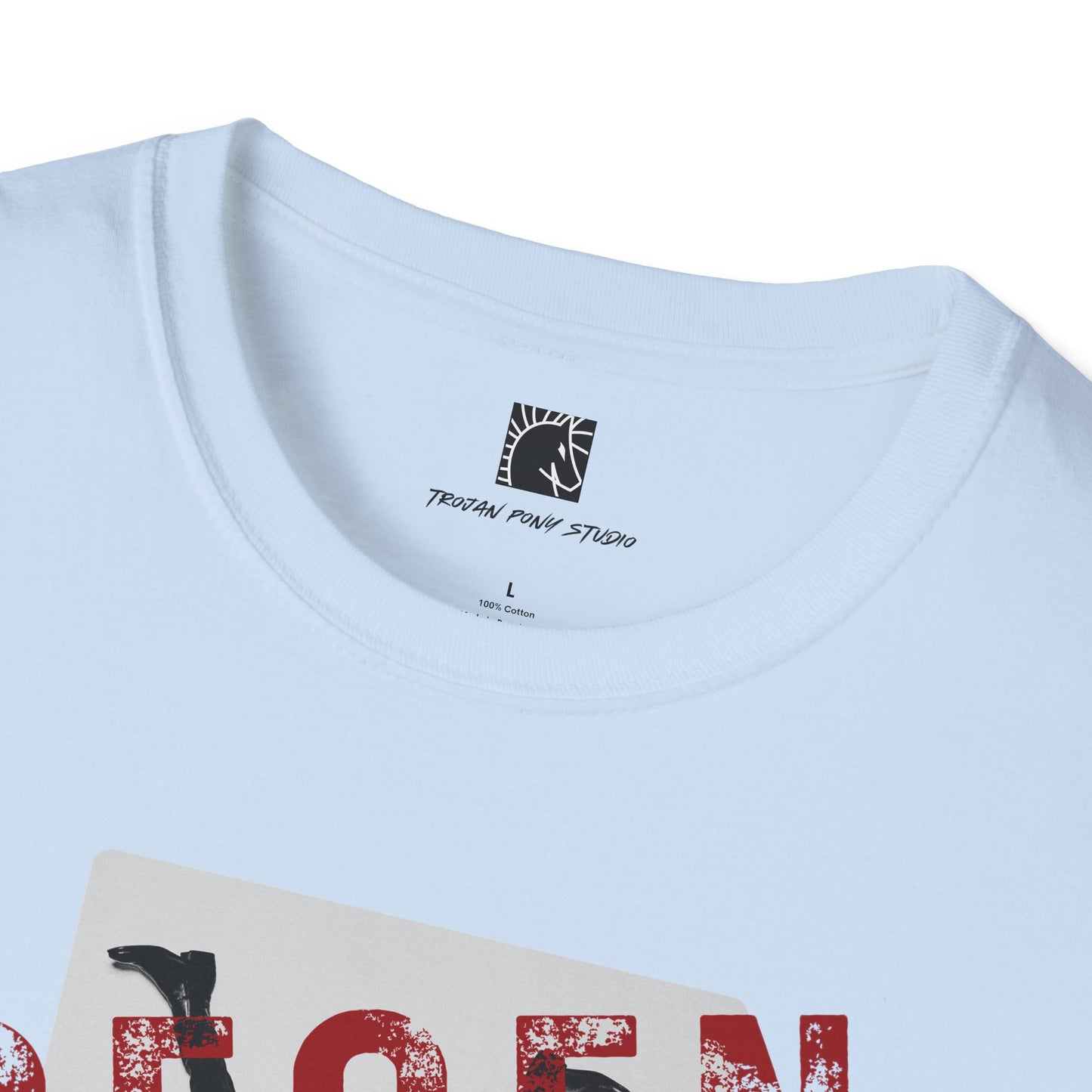 Degen Red Block Stamp T Shirt