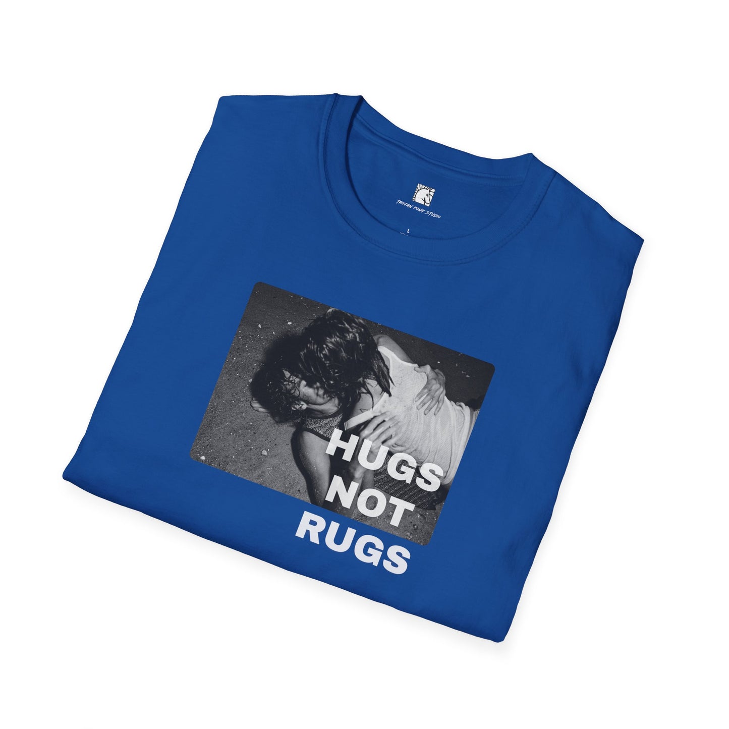 Hugs Not Rugs Beach Couple T shirt