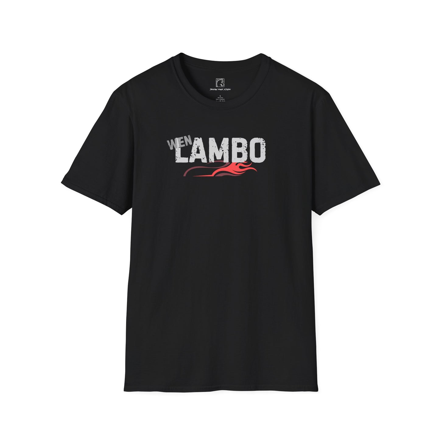 Wen Lambo Flame Design T Shirt