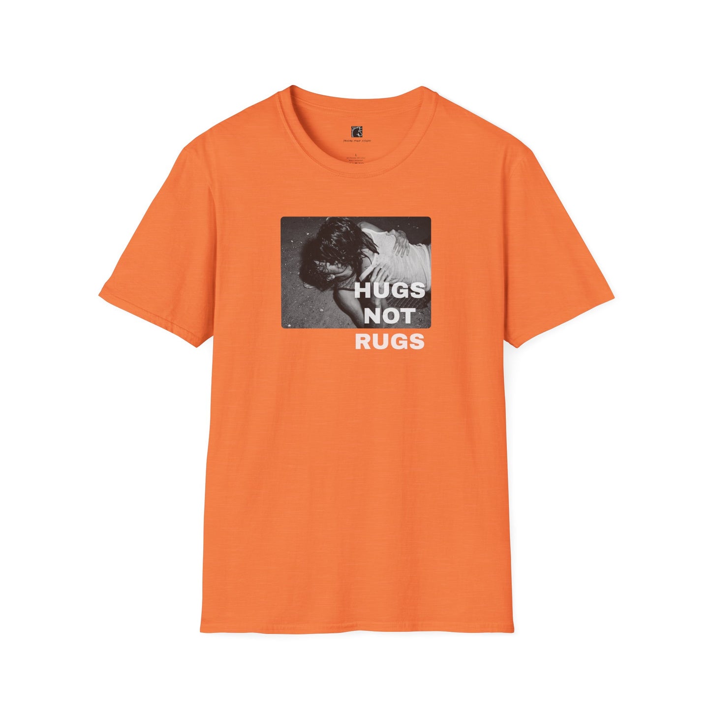 Hugs Not Rugs Beach Couple T shirt