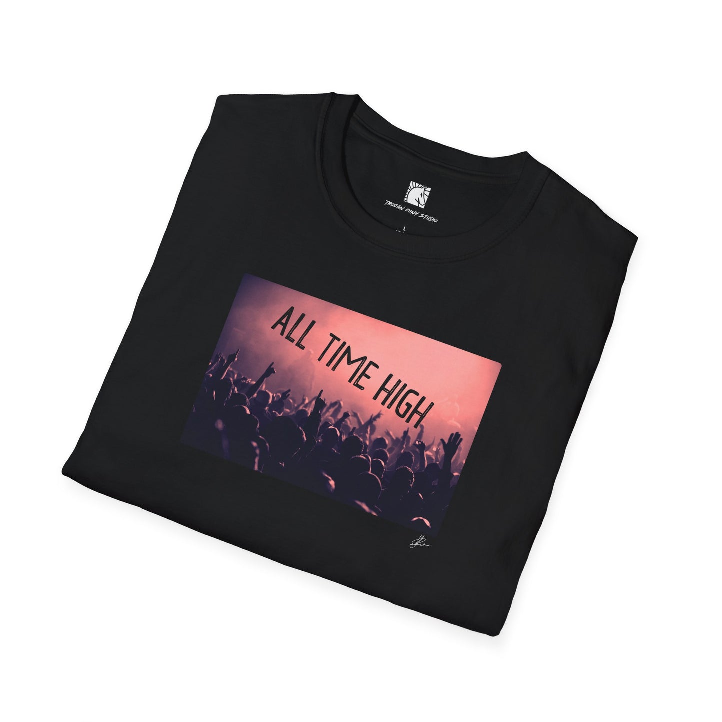 All Time High Block Stamp T Shirt