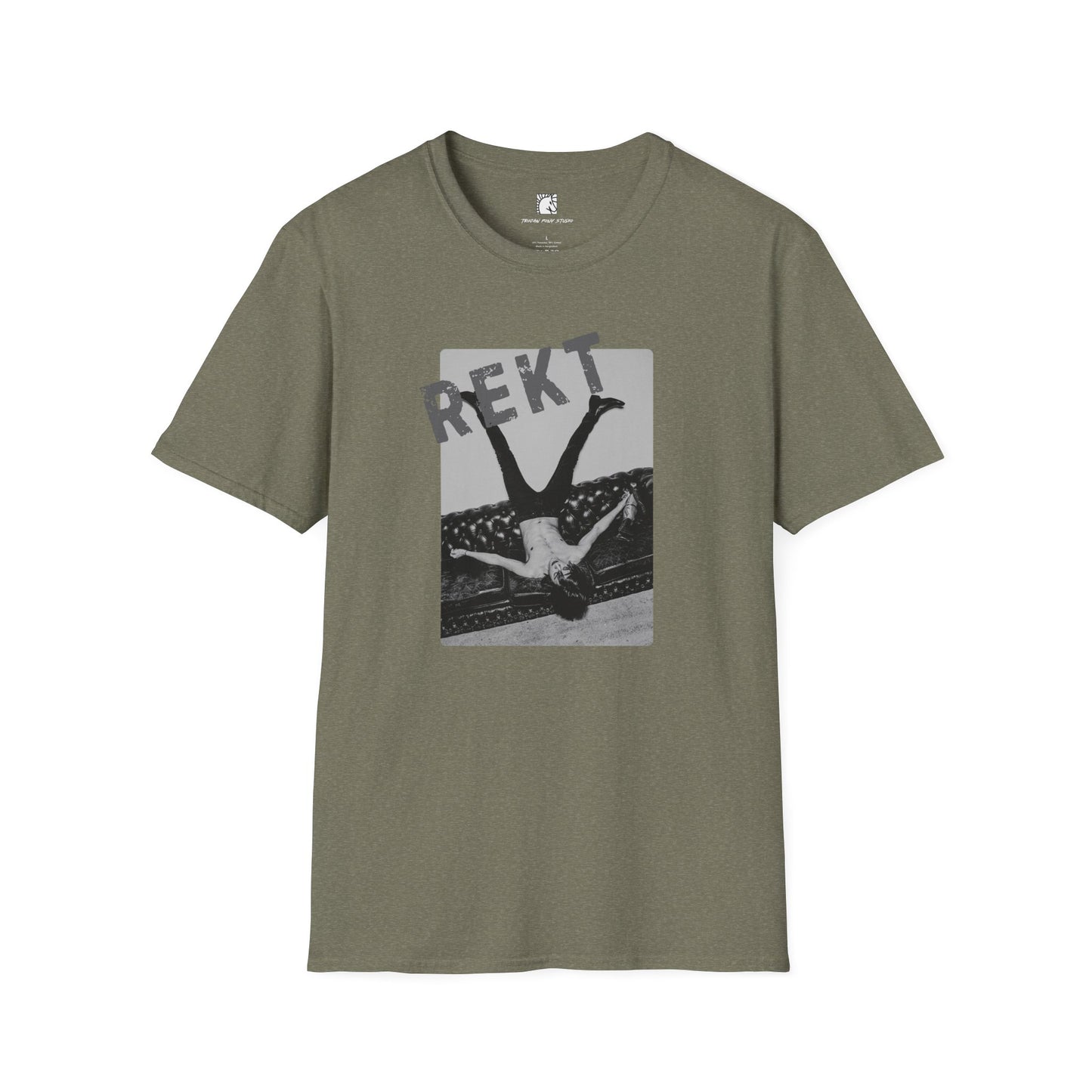 REKT Block Graphic T Shirt