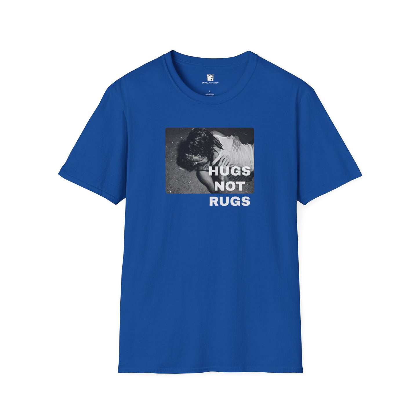 Hugs Not Rugs Beach Couple T shirt