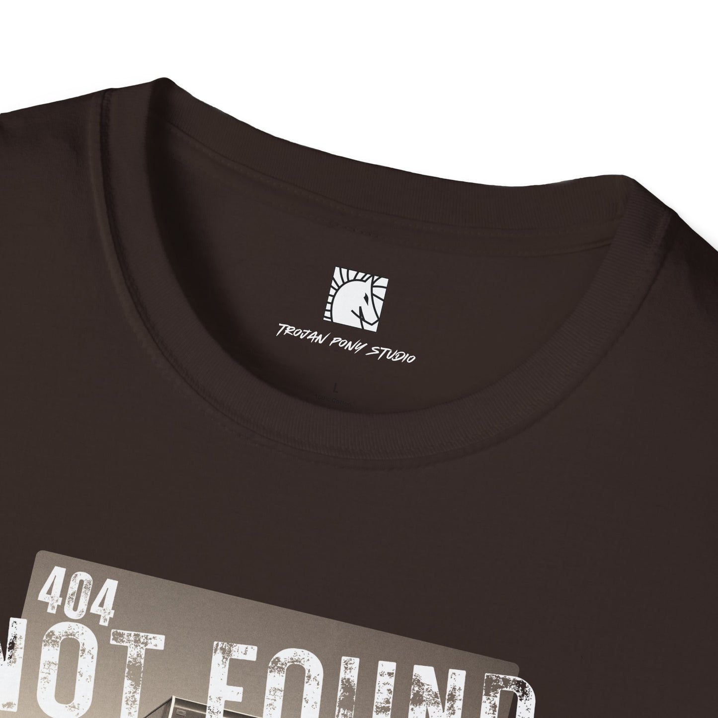 404 Not Found Block Stamp T Shirt