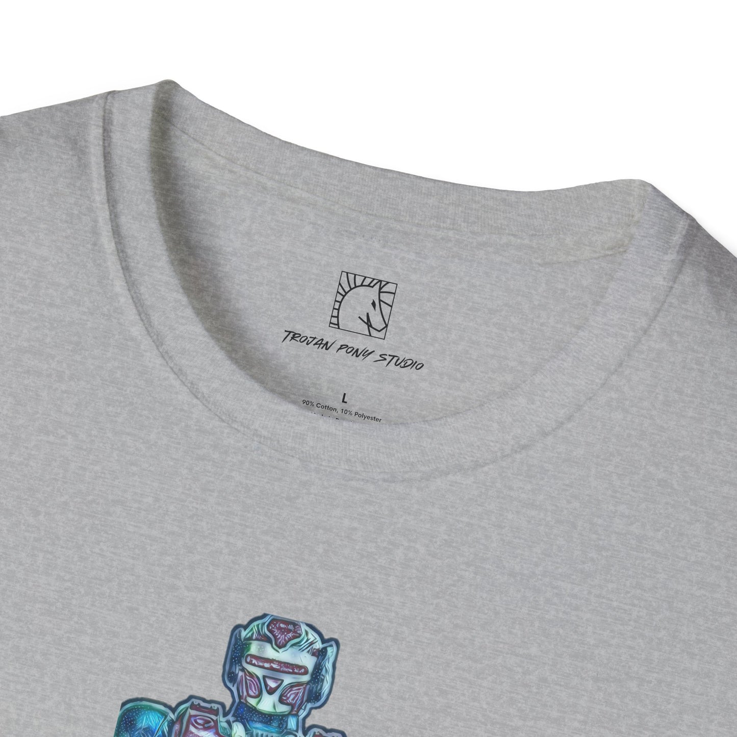 The Robots Are Coming Turquoise T-Shirt