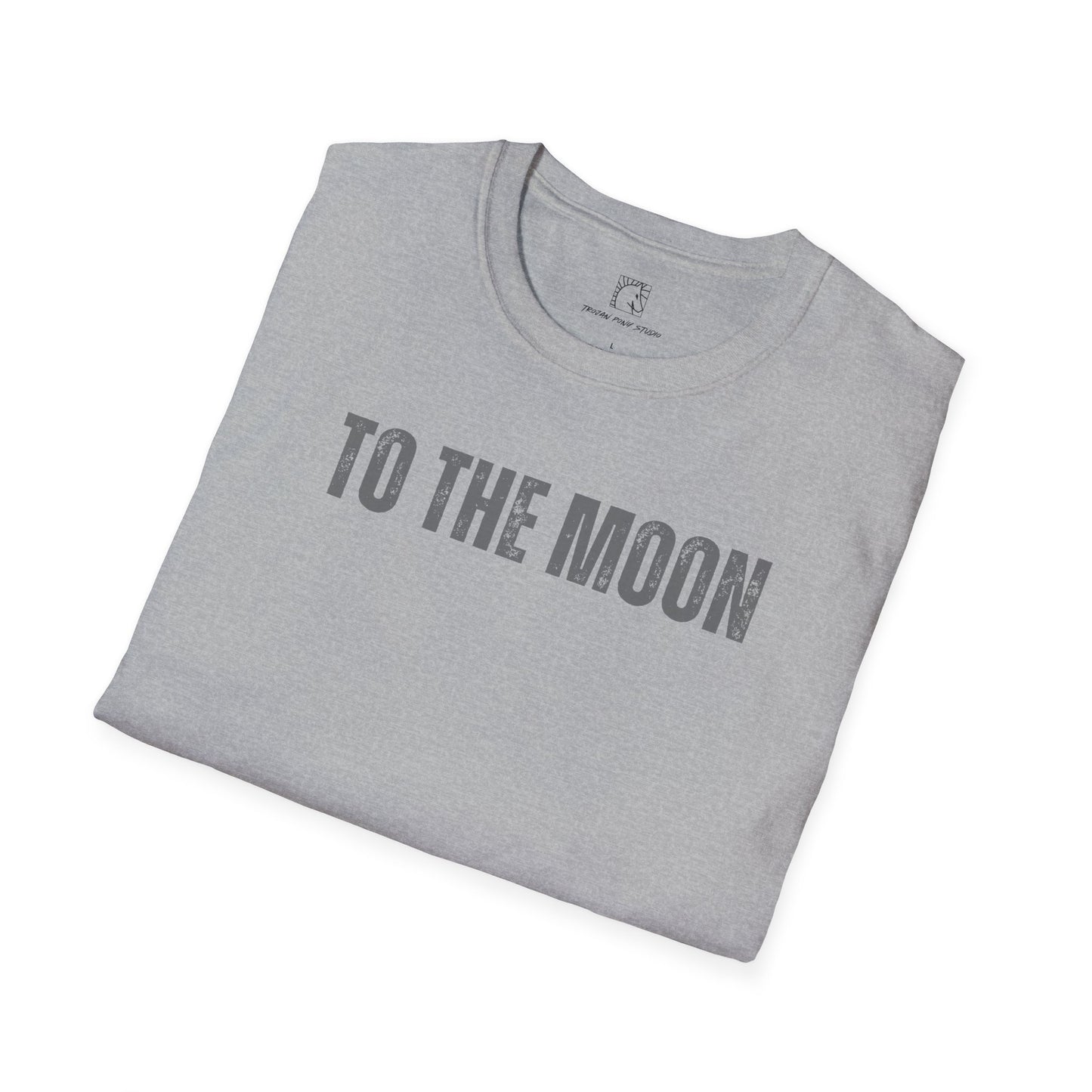To The Moon Distressed T Shirt