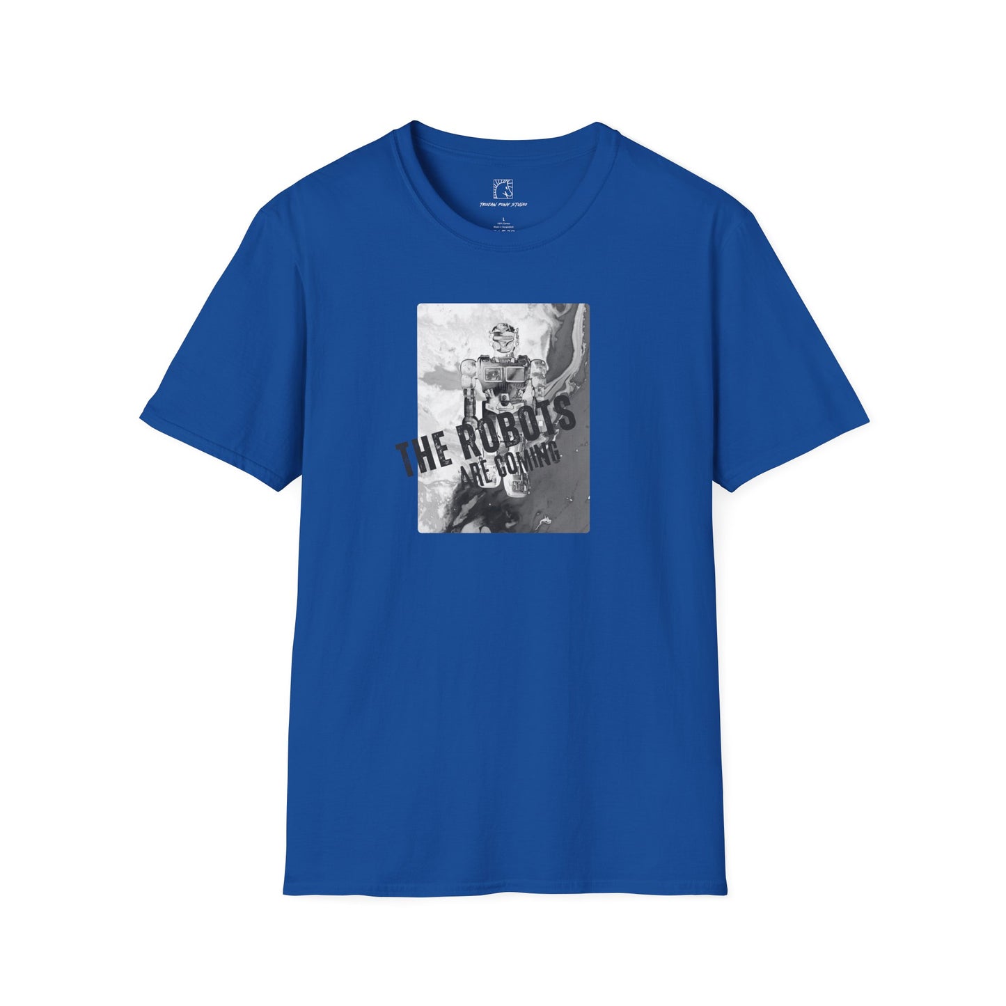 The Robots are Coming Block Stamp T Shirt