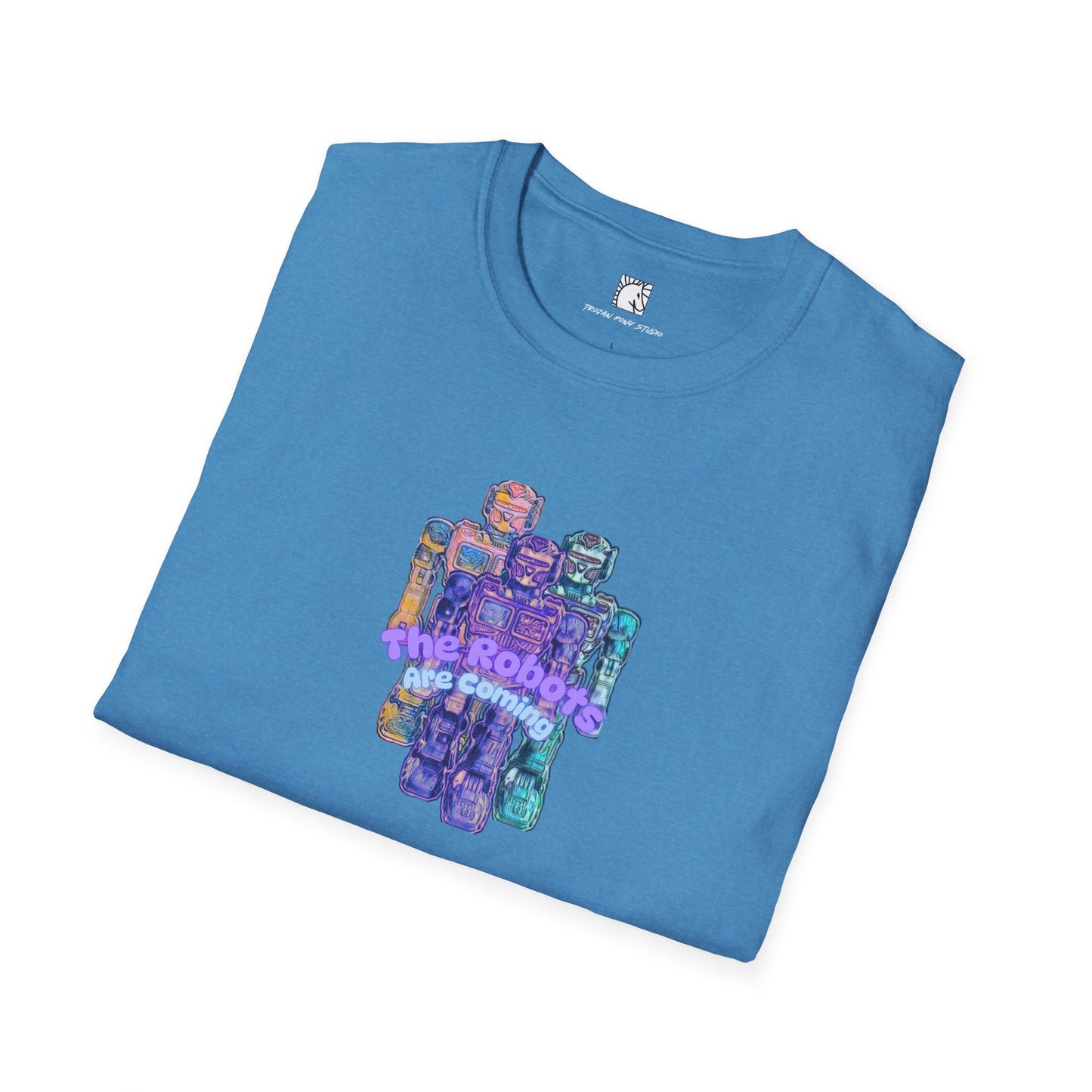 The Robots Are Coming Multi-Color T-Shirt
