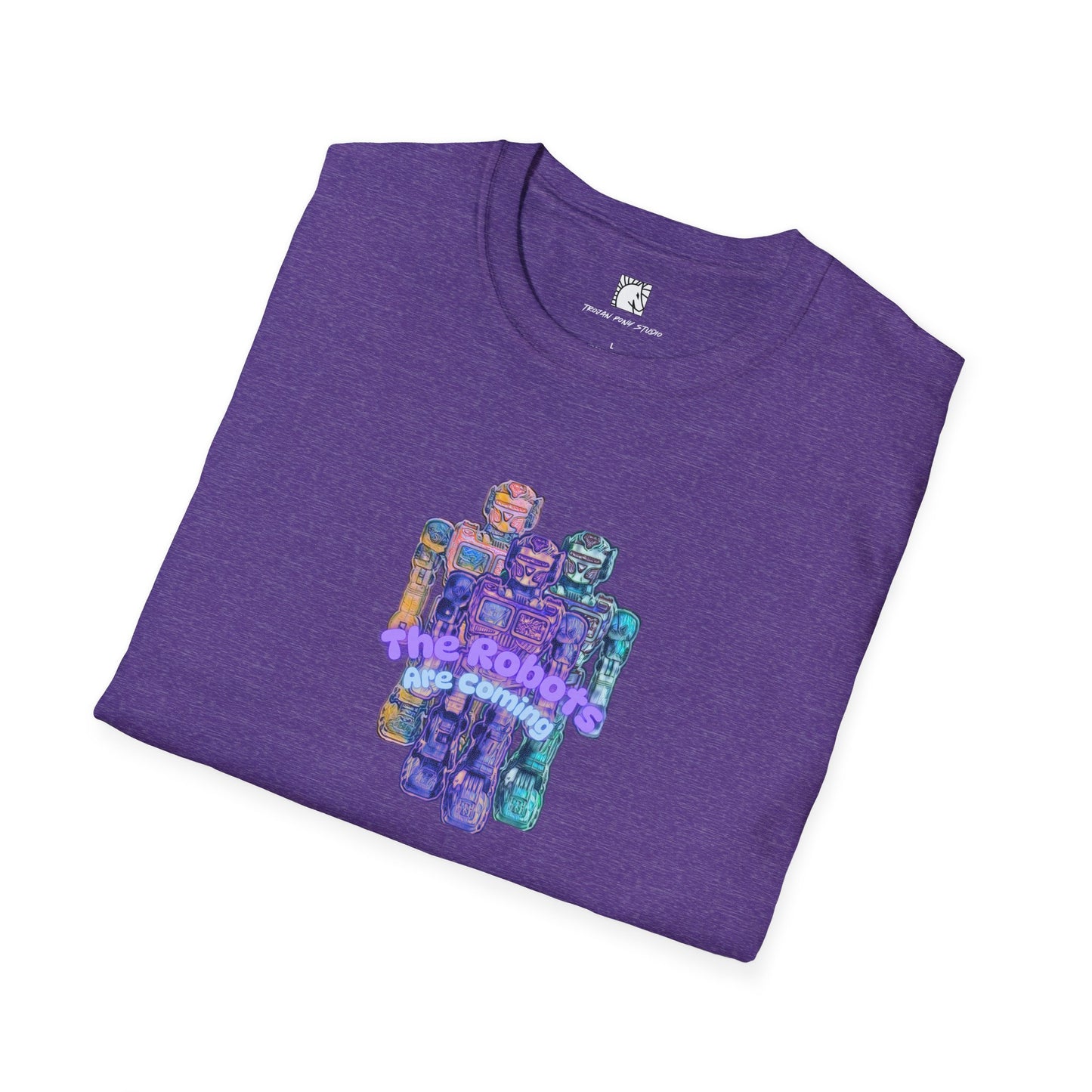The Robots Are Coming Multi-Color T-Shirt