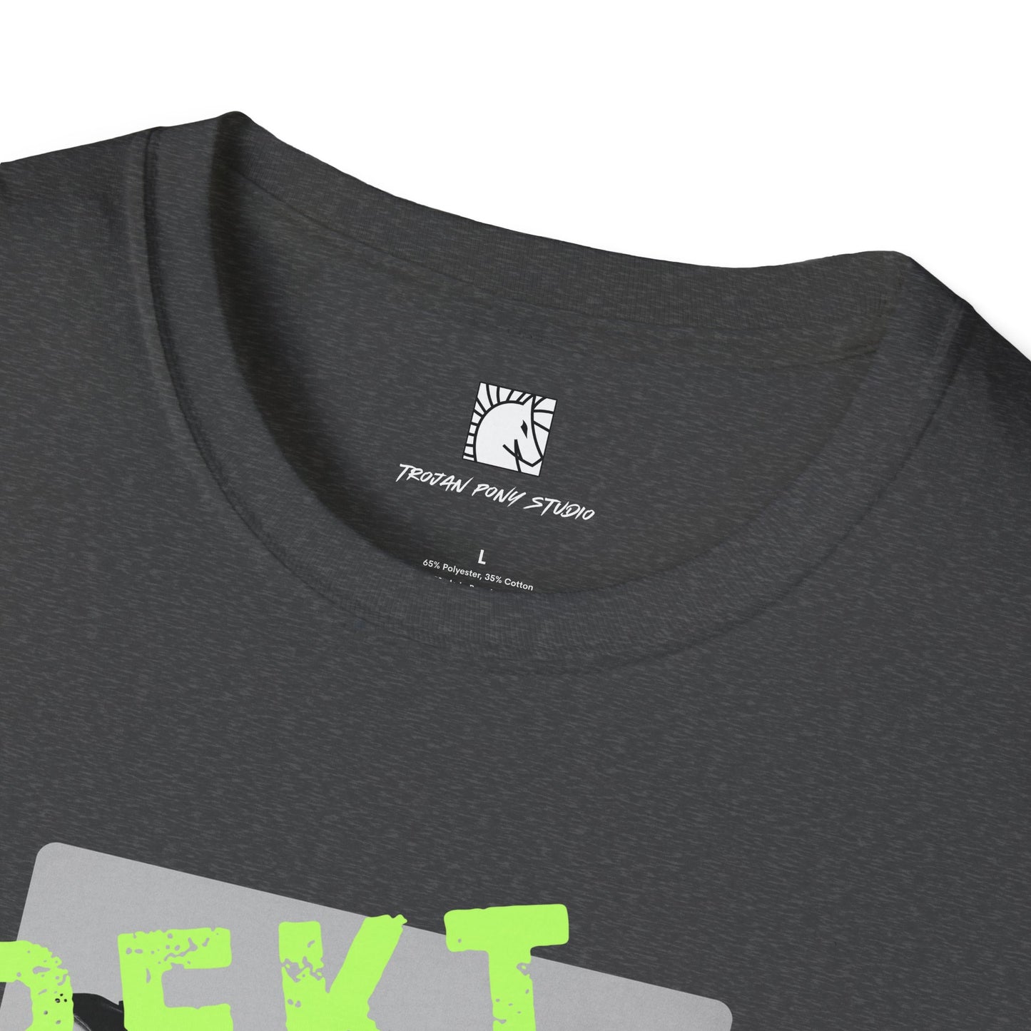 REKT Fluro Green Block Stamp T Shirt