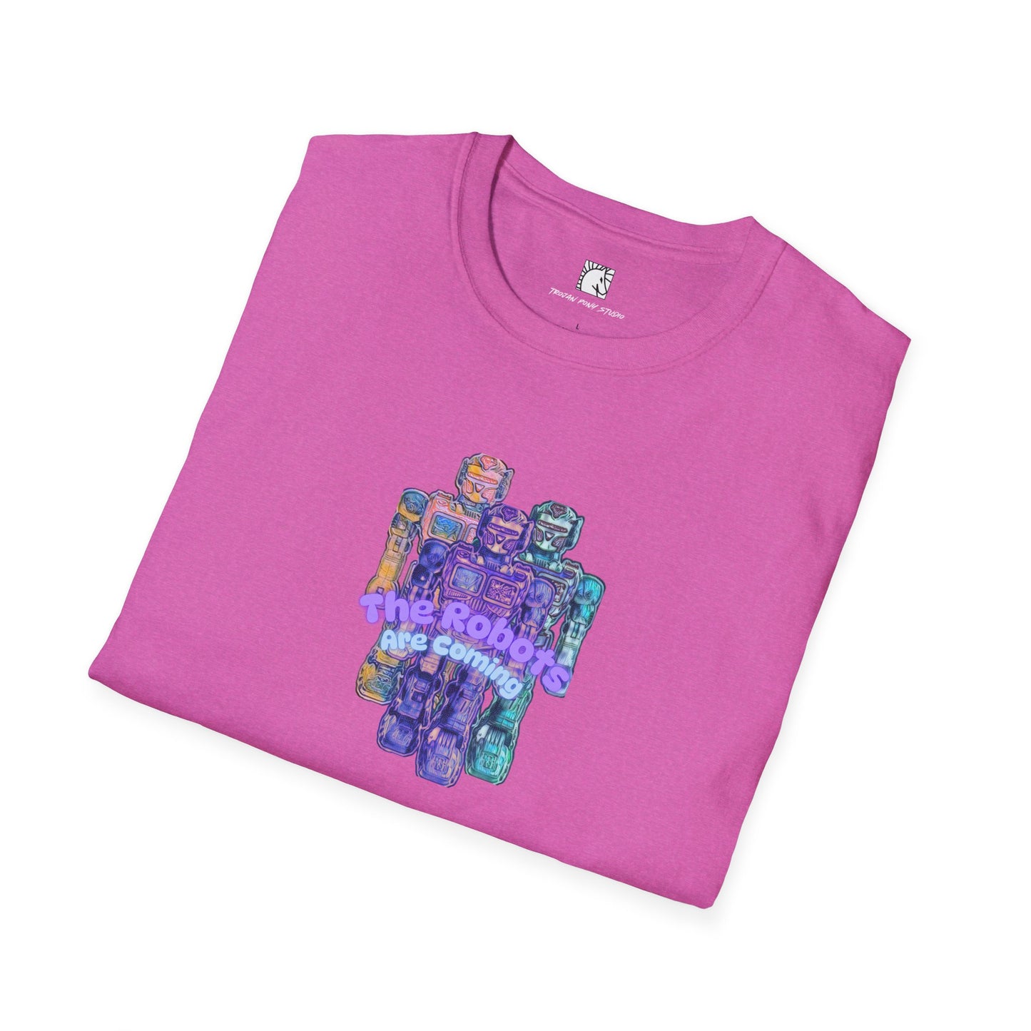 The Robots Are Coming Multi-Color T-Shirt