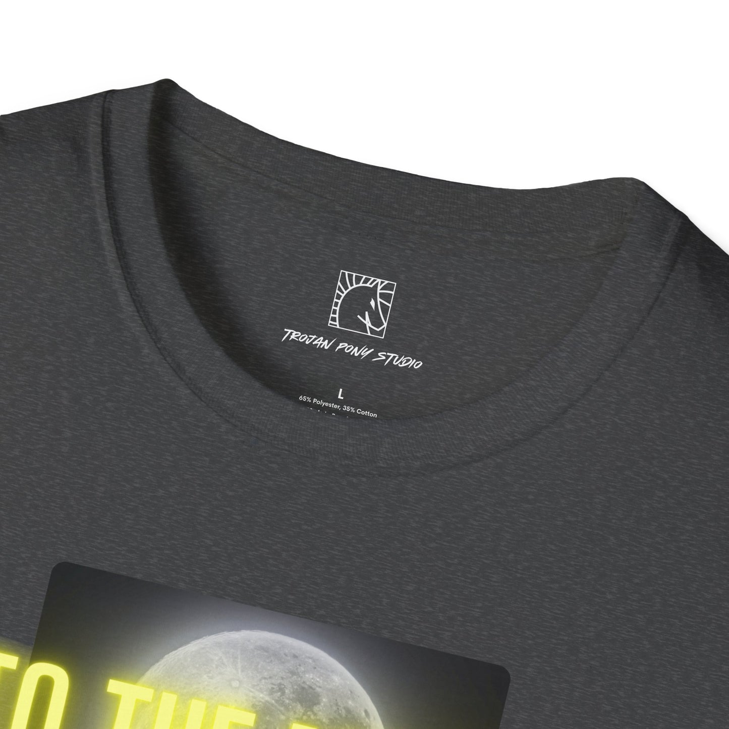 To The Moon Yellow Glow T Shirt