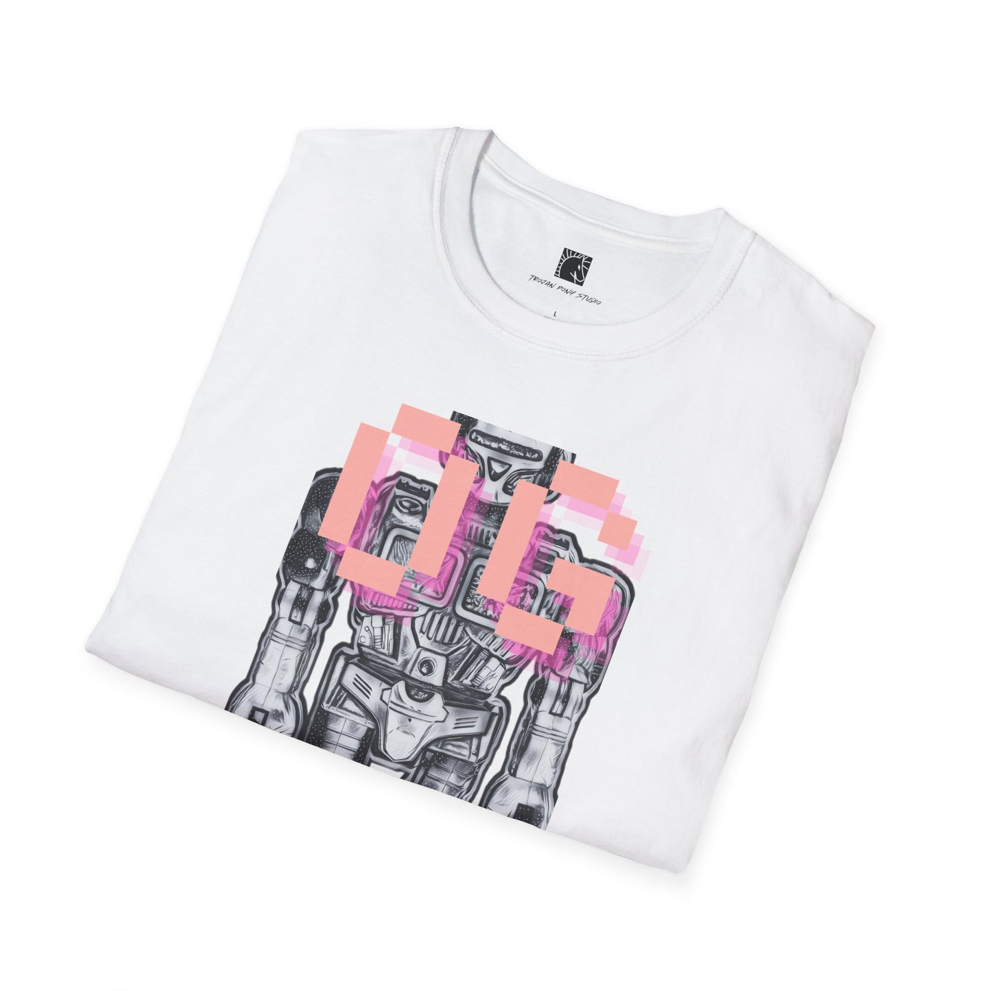 Soft Pink OG Robot T Shirt