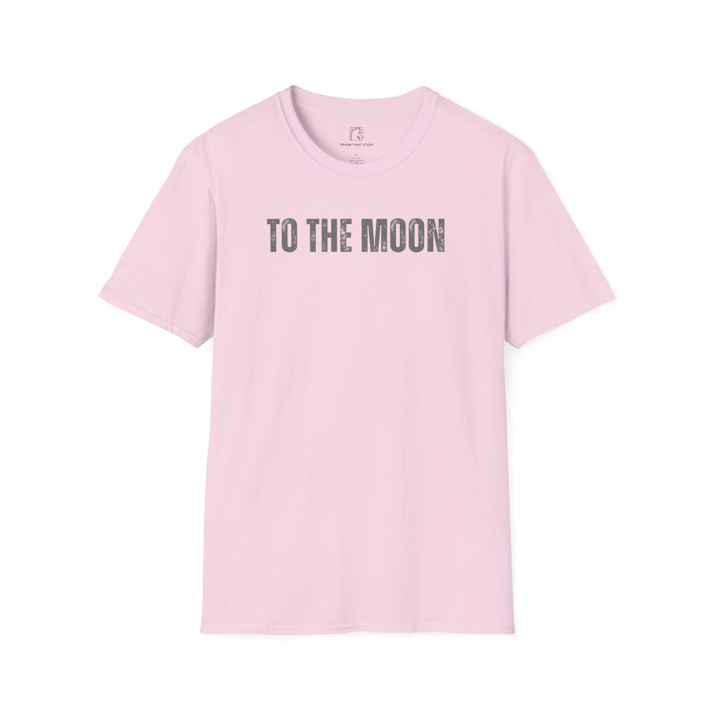 To The Moon Distressed T Shirt