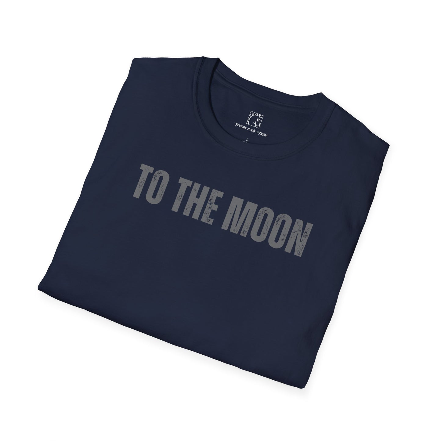 To The Moon Distressed T Shirt