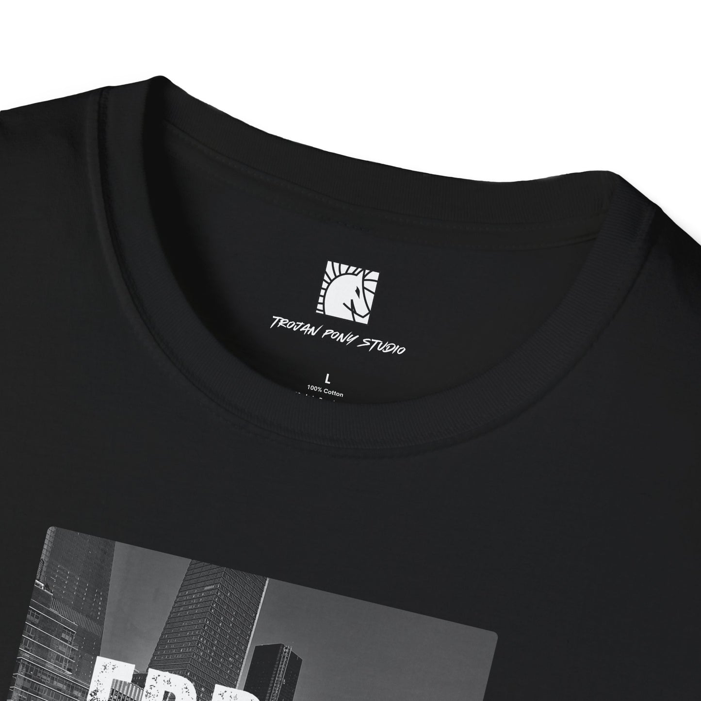 Error 404 Black Text T Shirt