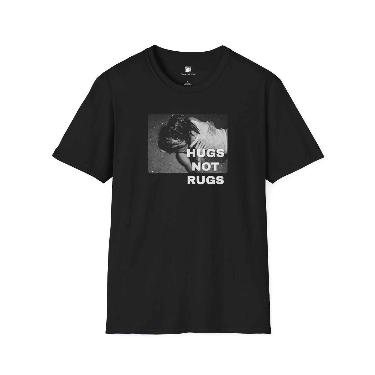 Hugs Not Rugs Beach Couple T shirt