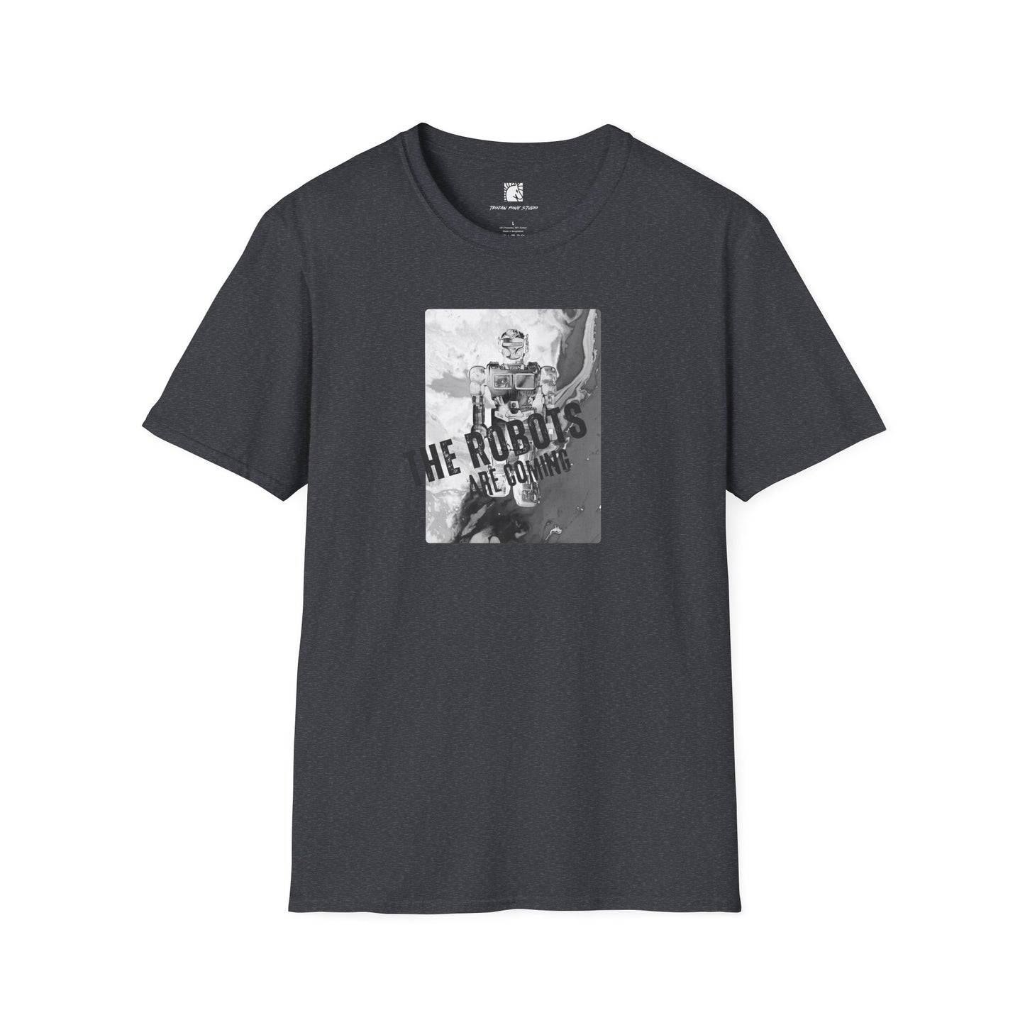 The Robots are Coming Block Stamp T Shirt
