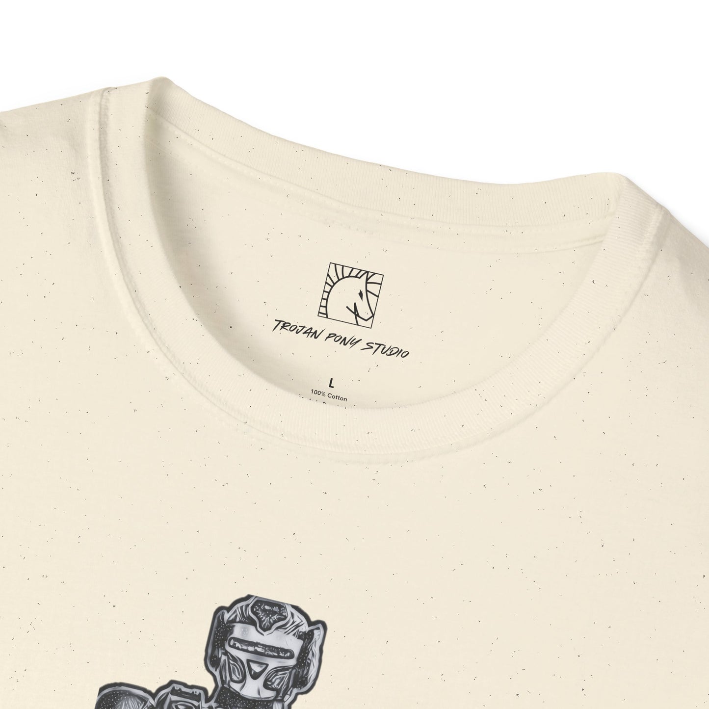 The Robots Are Coming Fluro Green Block T-Shirt