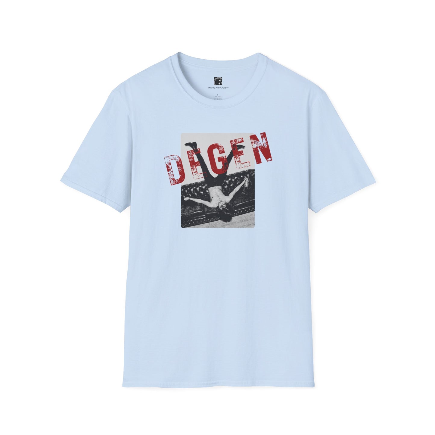 Degen Red Block Stamp T Shirt