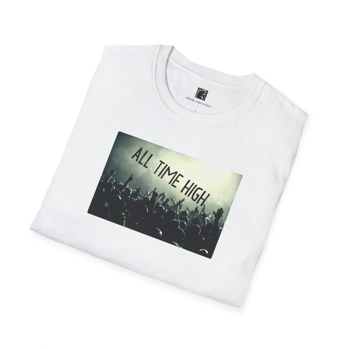 All Time High Block Stamp T Shirt
