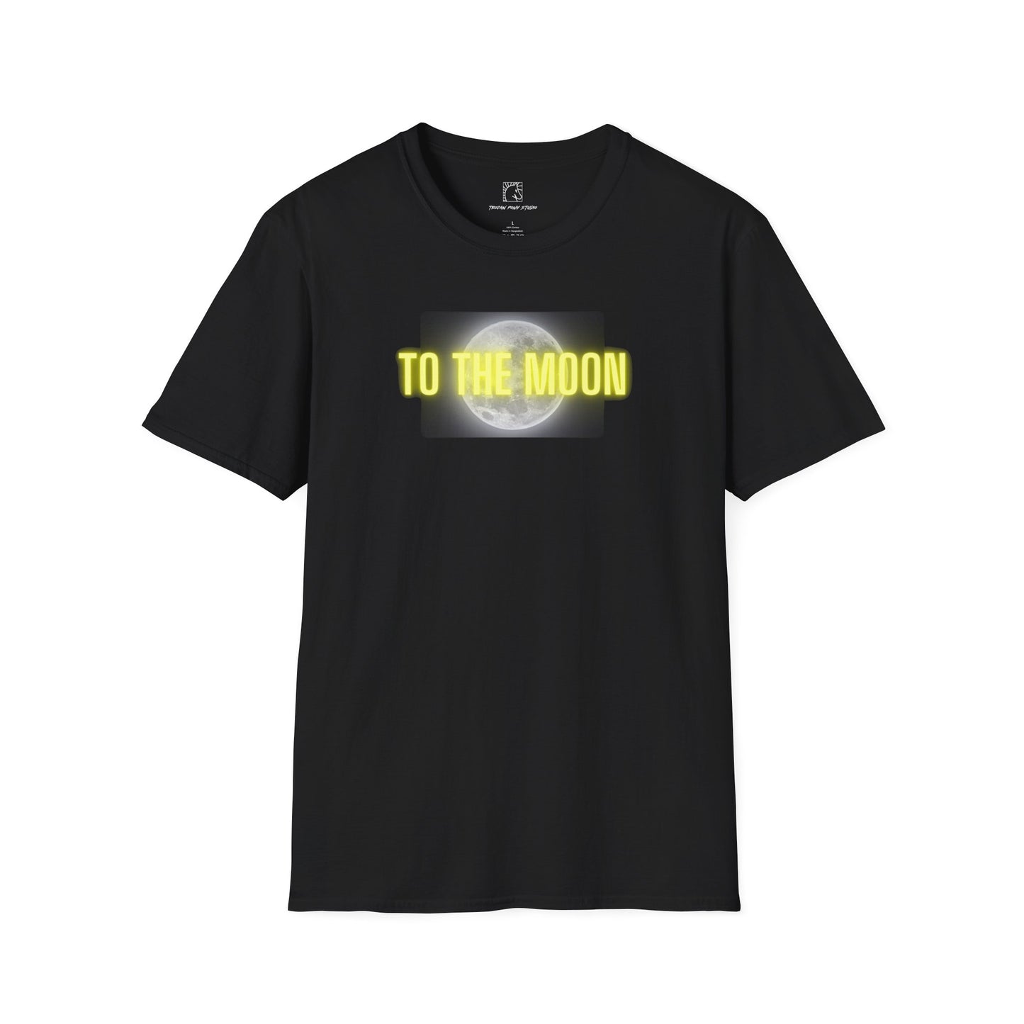 To The Moon Yellow Glow T Shirt