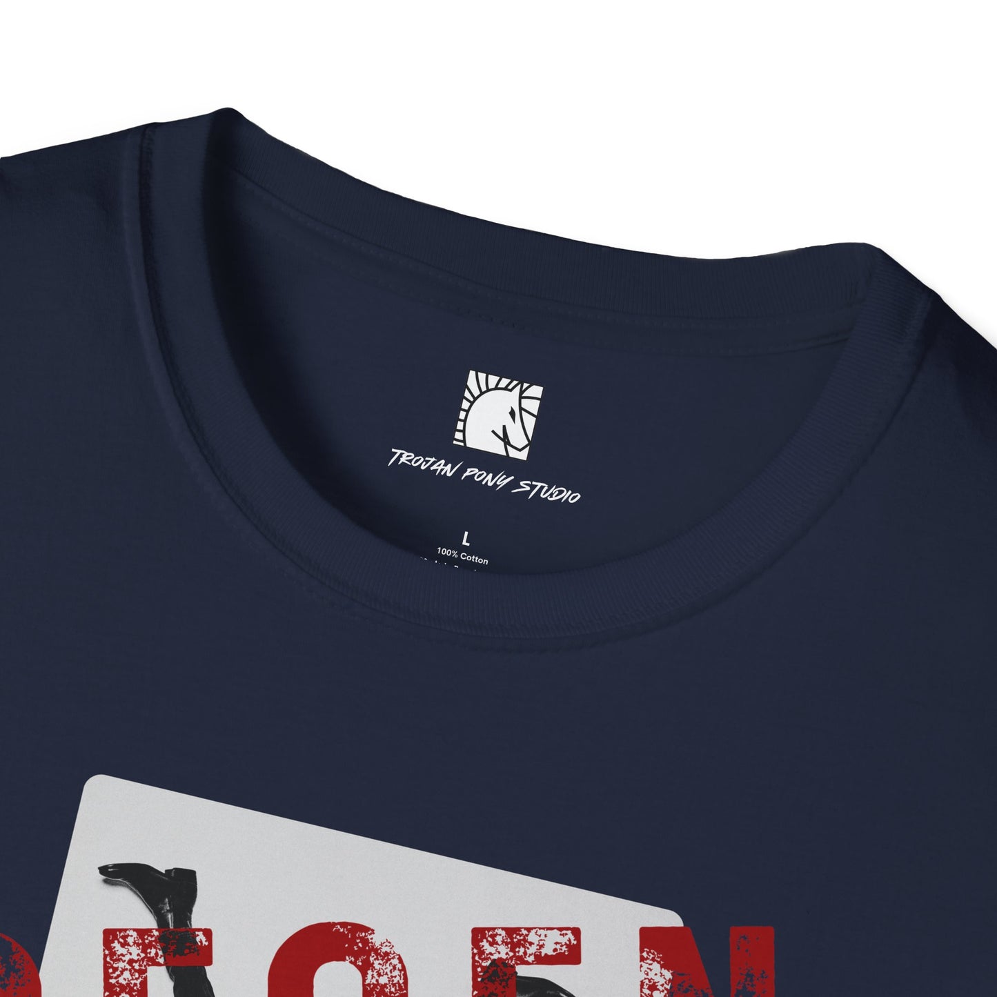 Degen Red Block Stamp T Shirt