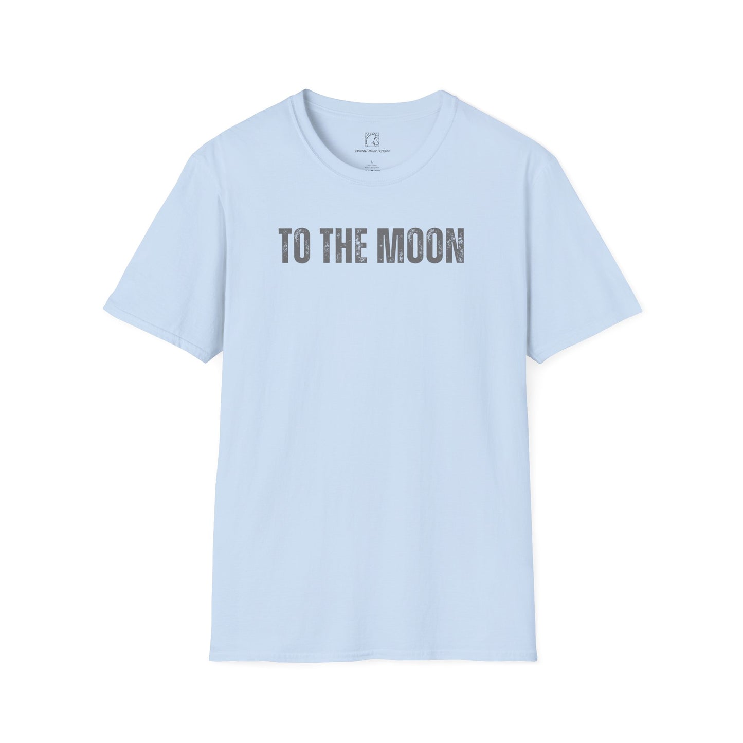 To The Moon Distressed T Shirt