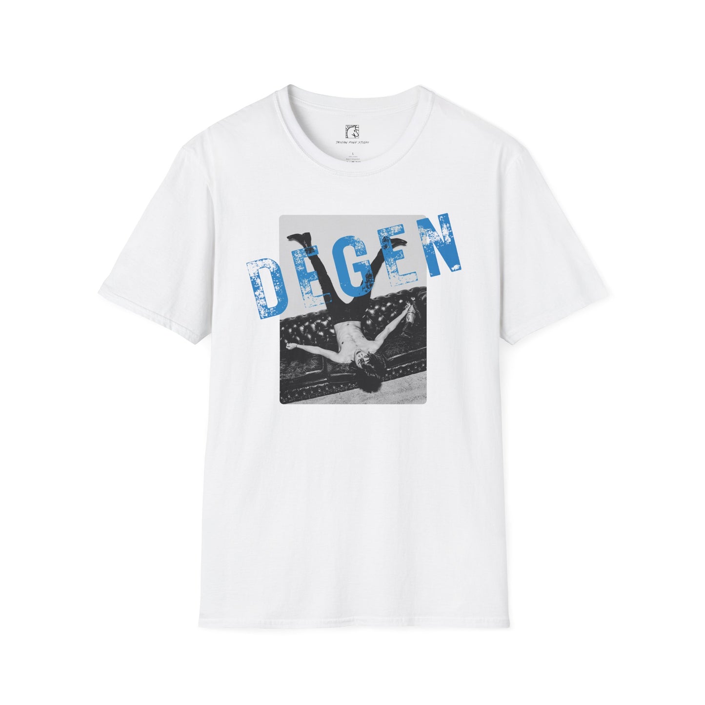 Degen Blue Block Stamp T Shirt