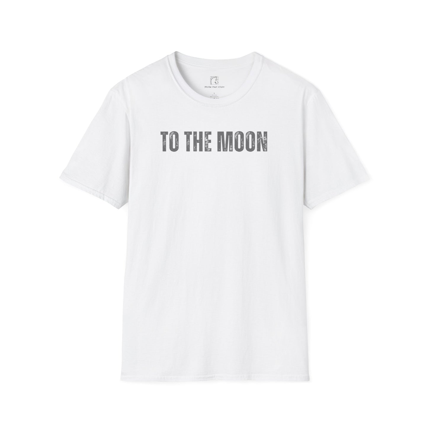 To The Moon Distressed T Shirt