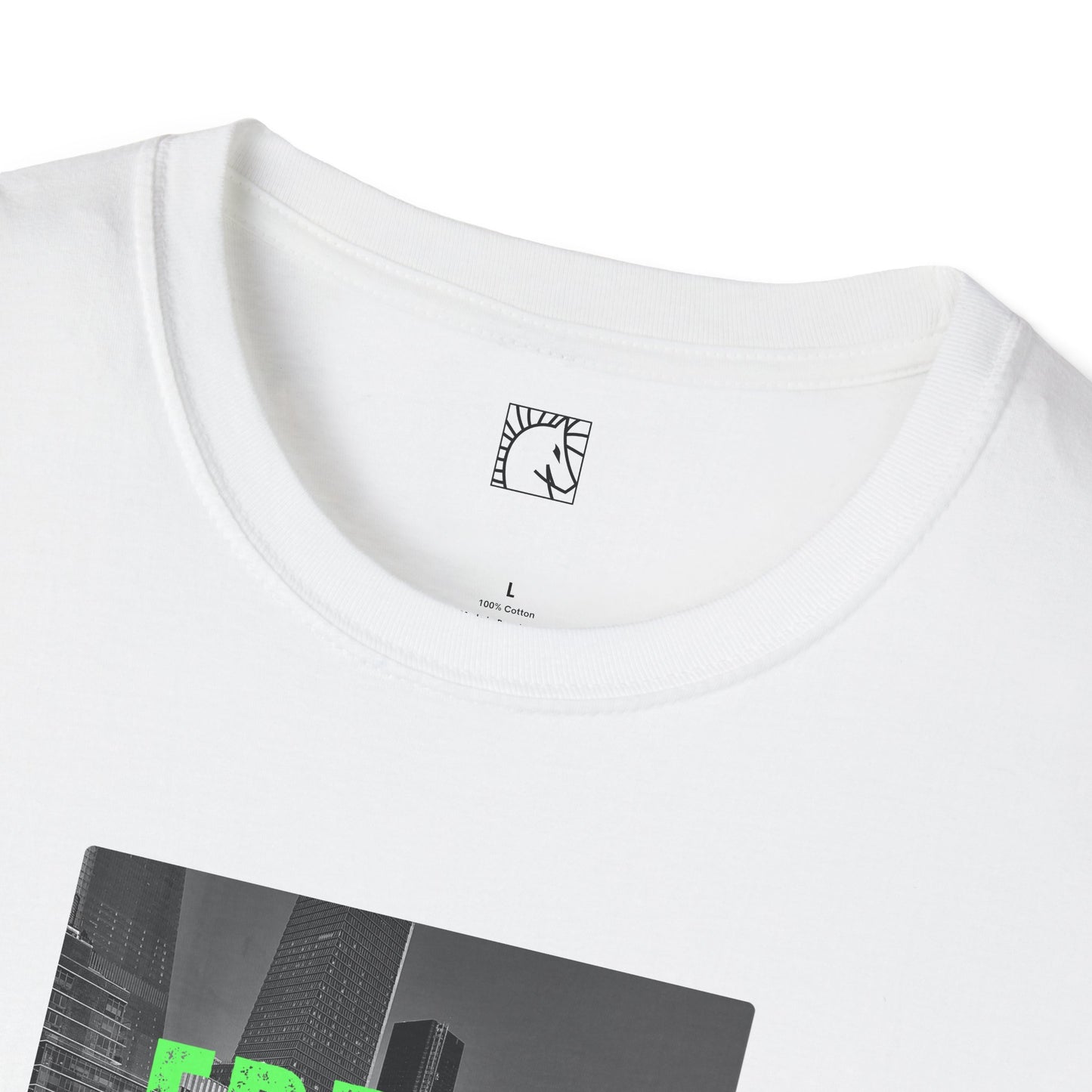 Error 404 Neon Green Block T-Shirt