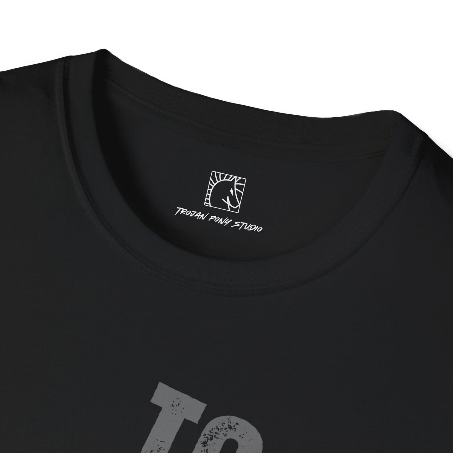 To The Moon Graphic Block Stack T Shirt