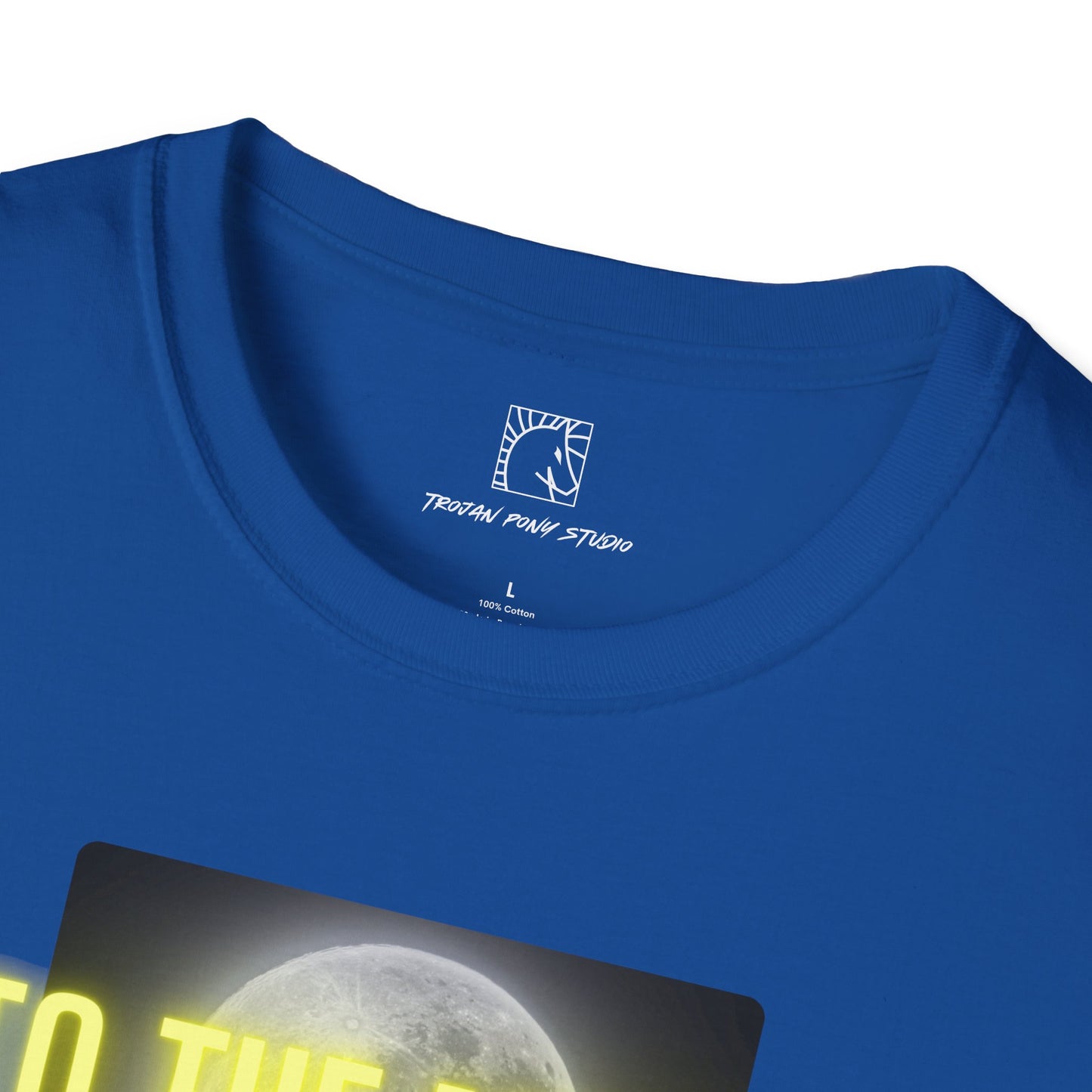 To The Moon Yellow Glow T Shirt