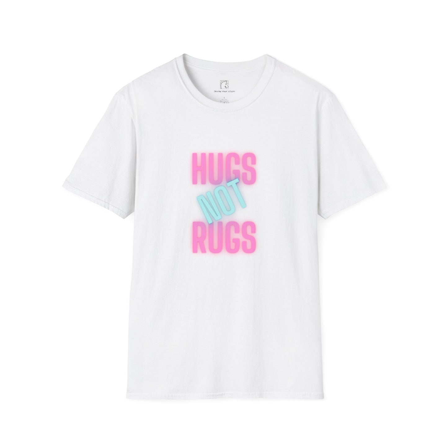 Hugs Not Rugs Neon T Shirt