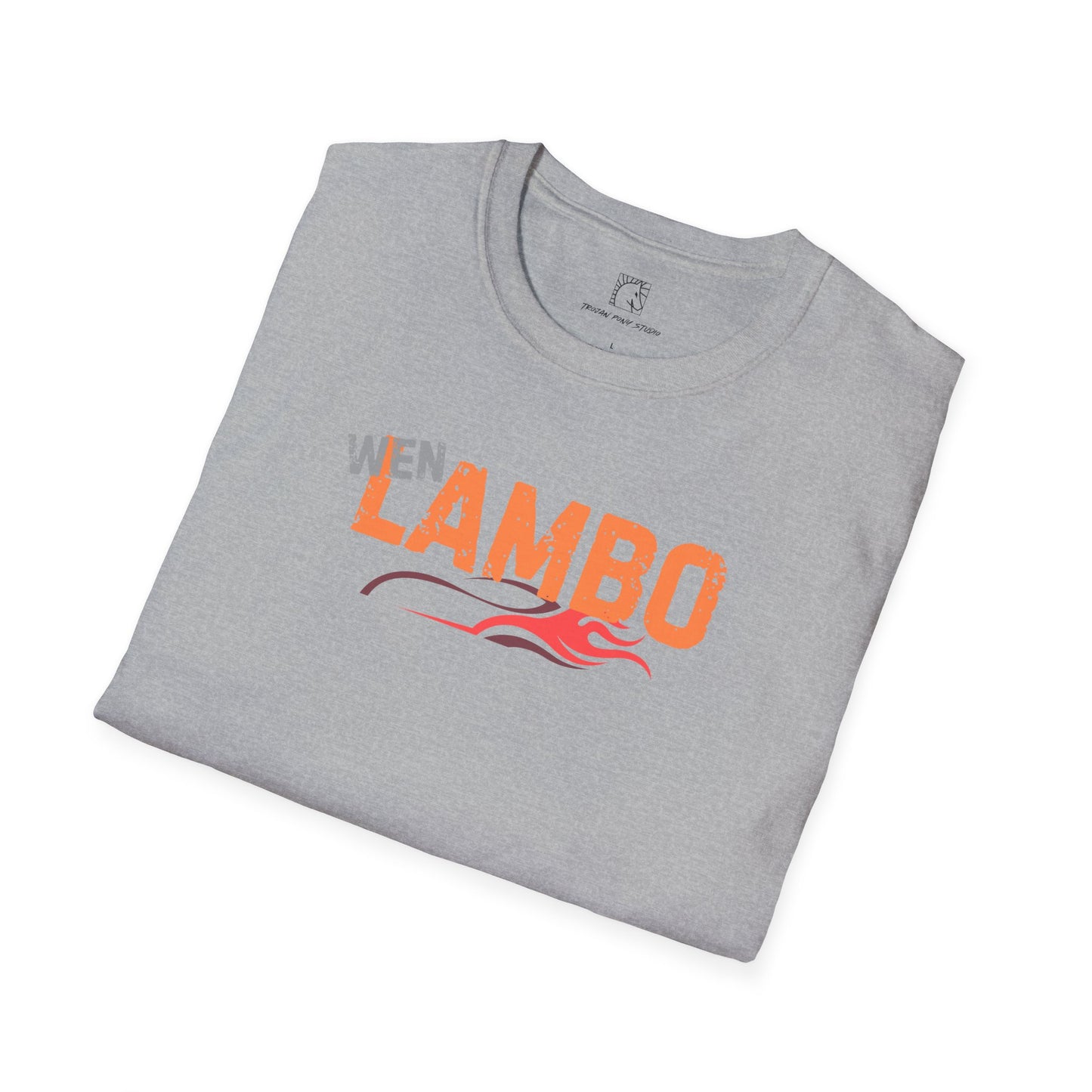 Wen Lambo Flame Design T Shirt