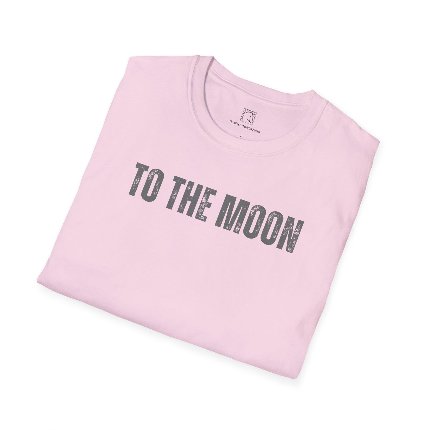 To The Moon Distressed T Shirt