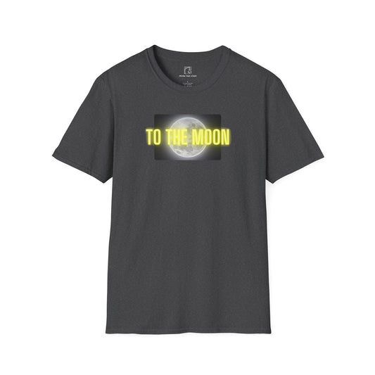 To The Moon Yellow Glow T Shirt
