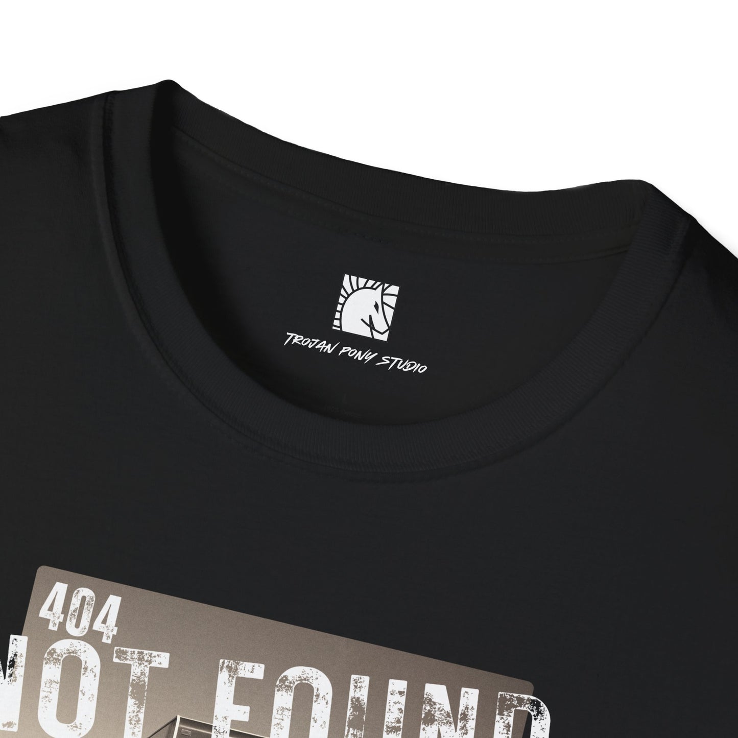 404 Not Found Block Stamp T Shirt