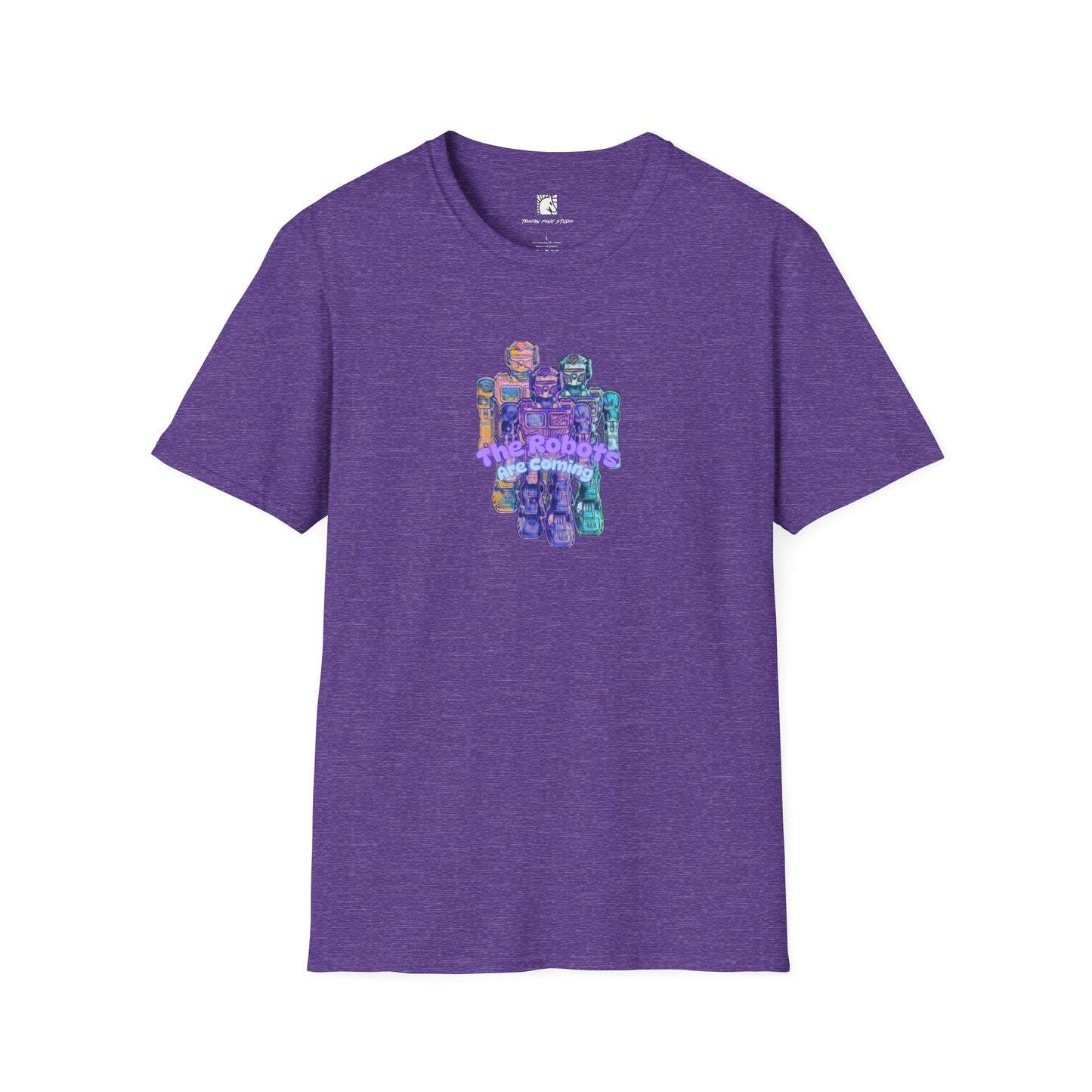The Robots Are Coming Multi-Color T-Shirt