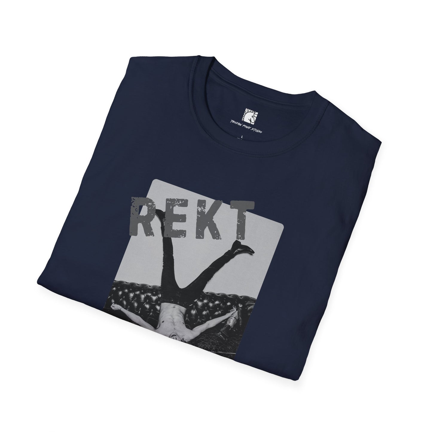 REKT Block Graphic T Shirt