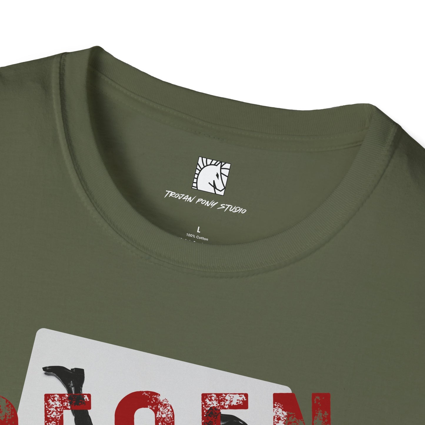 Degen Red Block Stamp T Shirt